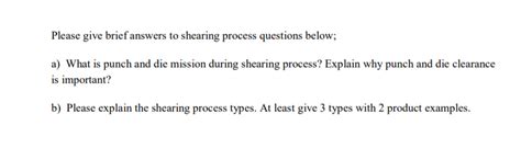 Image result for Shearing Process. Examples