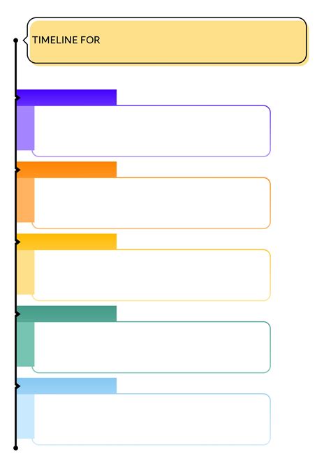 Toradh íomhá ar Timeline Printable Worksheet