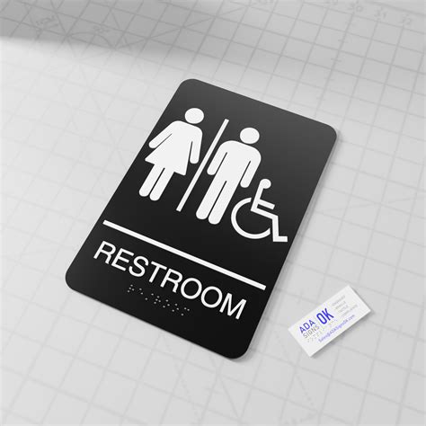 Image result for Ada Unisex Restroom Sign