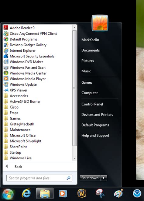 Image result for Install Windows 7 Start Menu