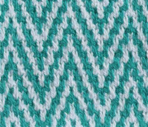 Toradh íomhá ar 2 Color Slip Stitch Knit Patterns