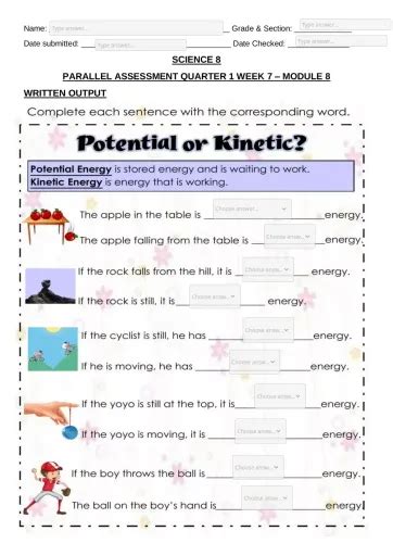 Afbeeldingsresultaten voor Science Experiment Example Worksheet for Class 8