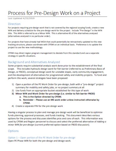 FREE 50+ Project Work Design Samples in PDF