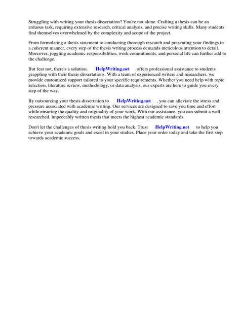 Image result for Thesis Example