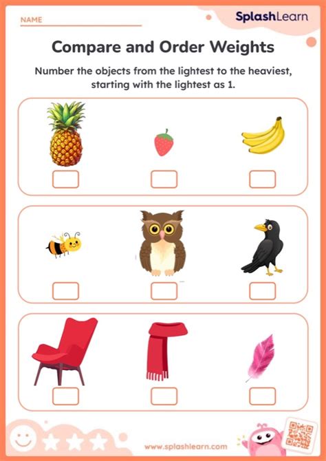 Afbeeldingsresultaten voor Maths Genie Weight Comparison Worksheet