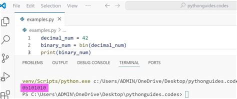 Simple Binary Code in Python に対する画像結果