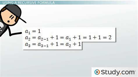 Afbeeldingsresultaten voor Recursive Rule for Arithmetic Sequence