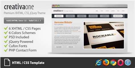 Image result for Creative HTML Templates