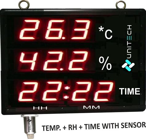 Toradh íomhá ar Temperature/Humidity Display Monitor