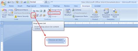Image result for What Is Combo Box in Word for Mac