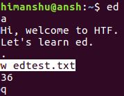 Image result for Line Editor Ed in Command Prompt
