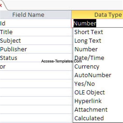Image result for Access VBA Variable Types