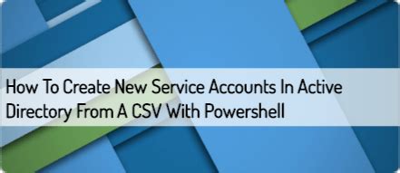 Image result for Create Ad Account with PowerShell