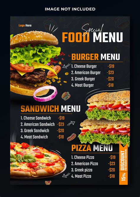 Toradh íomhá ar Menu Card Designer