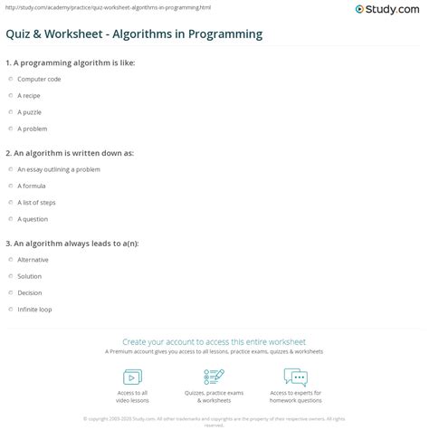 Algorithm Worksheet Year 10 に対する画像結果