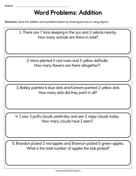 Addition Multiplication Word Problems Worksheet に対する画像結果