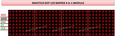 Image result for LED Matrix 8X8 Schematic