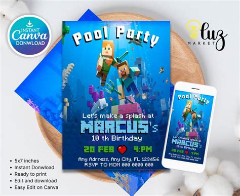 Toradh íomhá ar Canva Pool Background