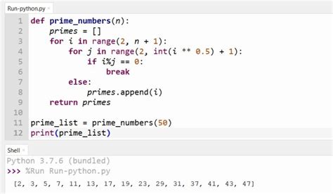 Bildergebnis für Check List of Numbers Are Prime Numbers in Python