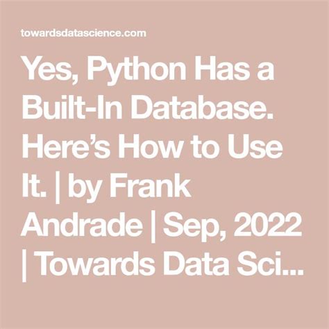 Image result for How to Use Python in Database