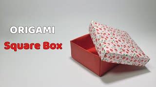 Origami Square Box に対する画像結果