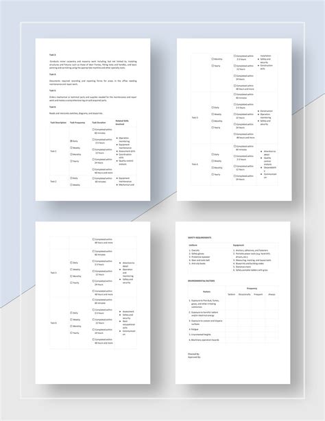 Image result for Task Statement Job Analysis Example