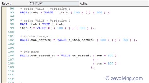 Image result for ABAP Syntax