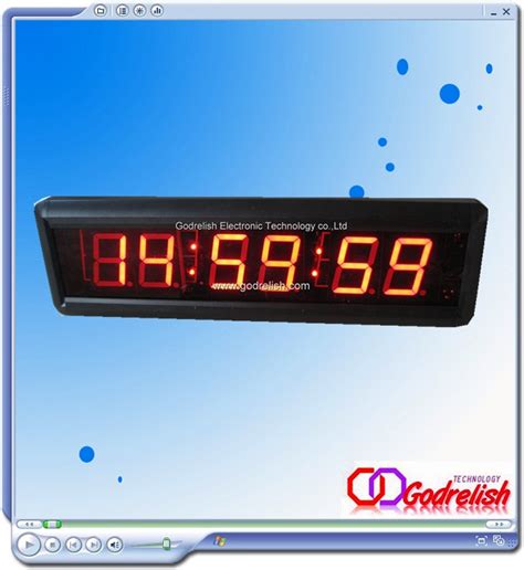 Image result for Red LED Message Clock