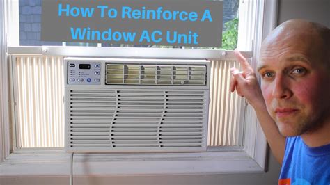 How to Install and Reinforce Window AC Unit - YouTube