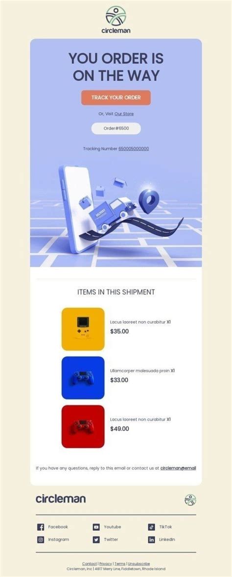 Image result for Order Process Email Template