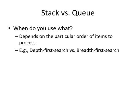 Image result for Queue vs Stack Infographic