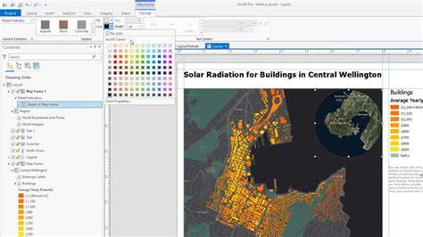 Bildergebnis für Layout View ArcGIS Pro