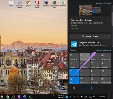 Image result for Connect Windows 10 Action Center