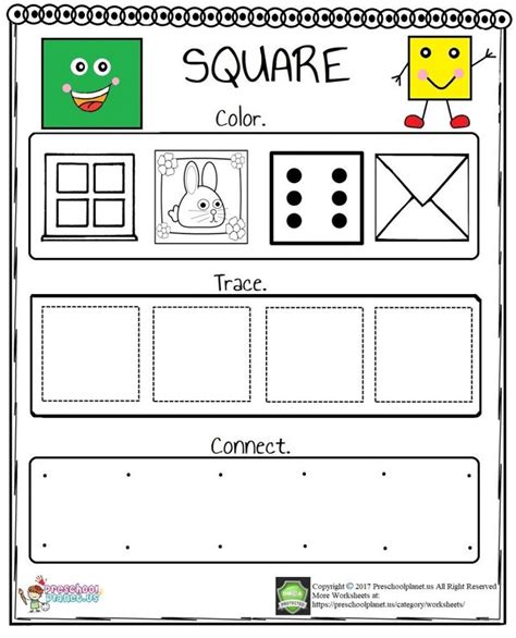 Image result for Square Shape Worksheet