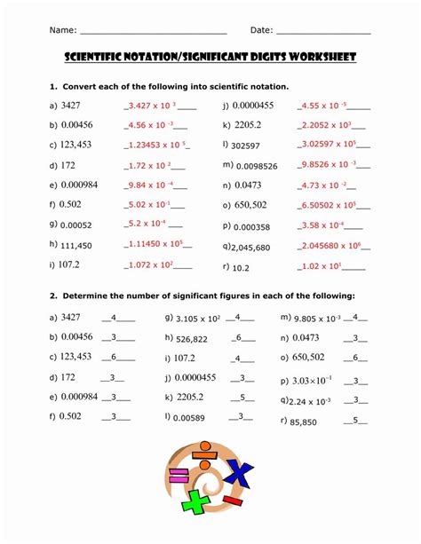 Afbeeldingsresultaten voor Significant Figures Practice Worksheet