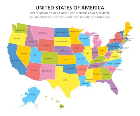 Image result for USA Multi State Map