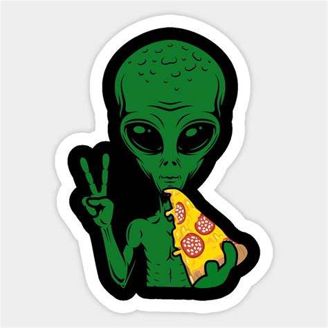Image result for Alien Eating Pizza Tattoo