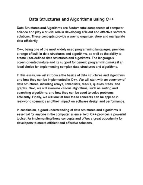 Image result for Data Structure and Algorithms Using C++