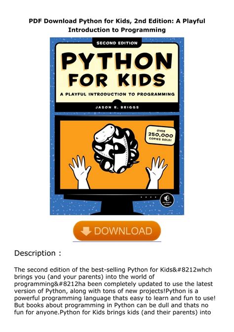 Image result for Python for Kids a Playful Introduction to Programming
