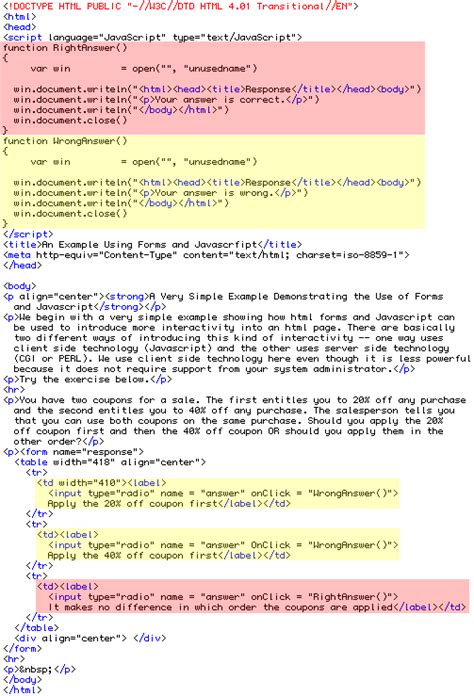Image result for HTML Coding Sample