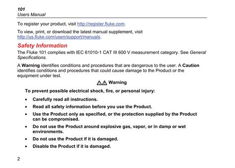 Image result for Fluke Multimeter Instructions