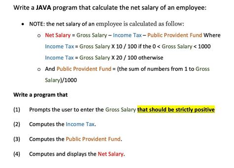 Toradh íomhá ar Gross Salary Java Error