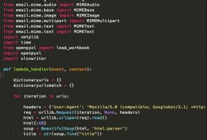 Toradh íomhá ar Lambda Handler Python