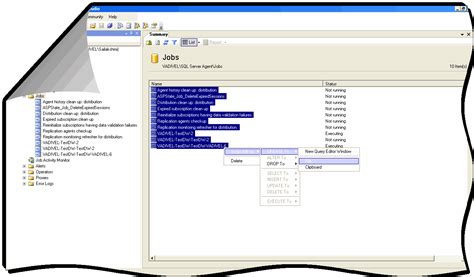 SQL Server Jobs に対する画像結果