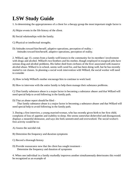 Image result for LSW Study Guide PDF Free