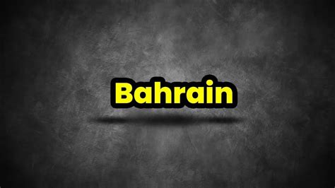 How to Say Bahrain に対する画像結果