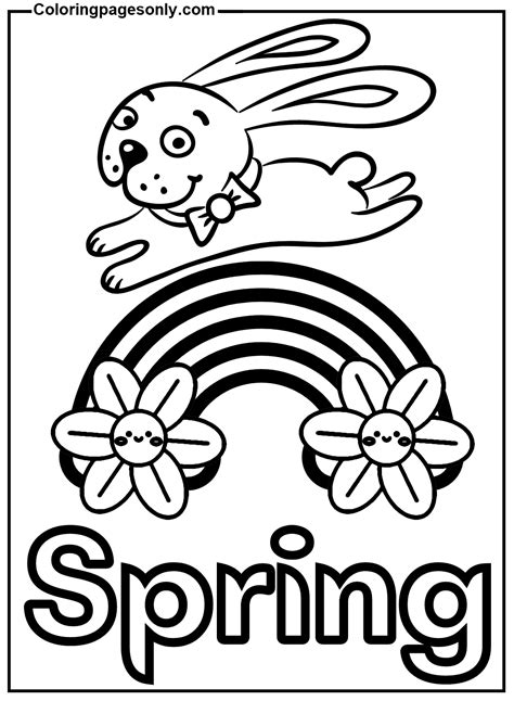 Image result for First Day of Spring Color Page