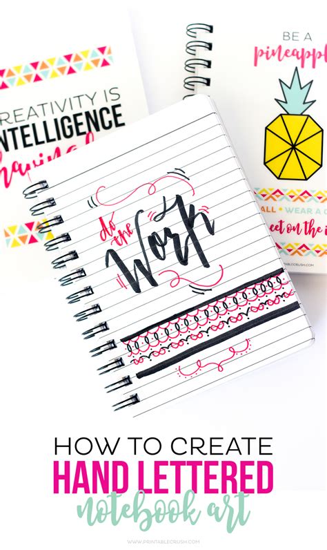 Image result for Example of Creative Notebook Lettering
