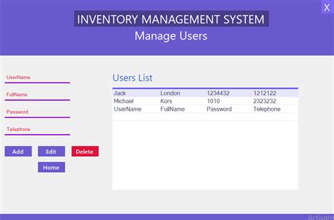 Toradh íomhá ar Open Source Inventory Management System