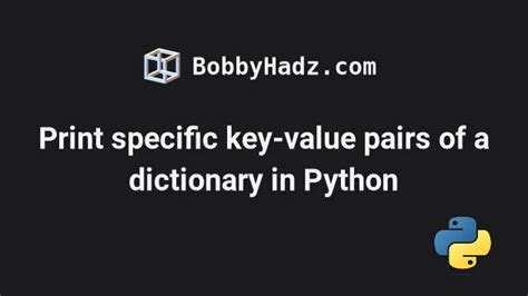 Image result for Print Dictionary Value Python